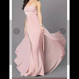 Long Empire-Waist Sleeveless Prom Dress Size3/4